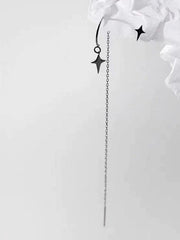 Simple Tassel Starry Earrings