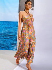 Bohemia A-Line Backless  Dress