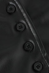 Faux Leather Halter Cami Top