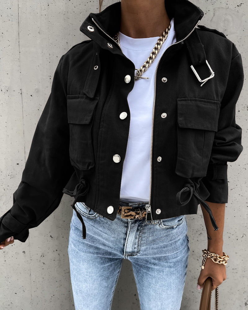 Casual jacket with pockets