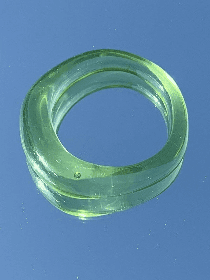 Green Irregular Ring