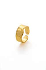 Hammered Cuff Ring