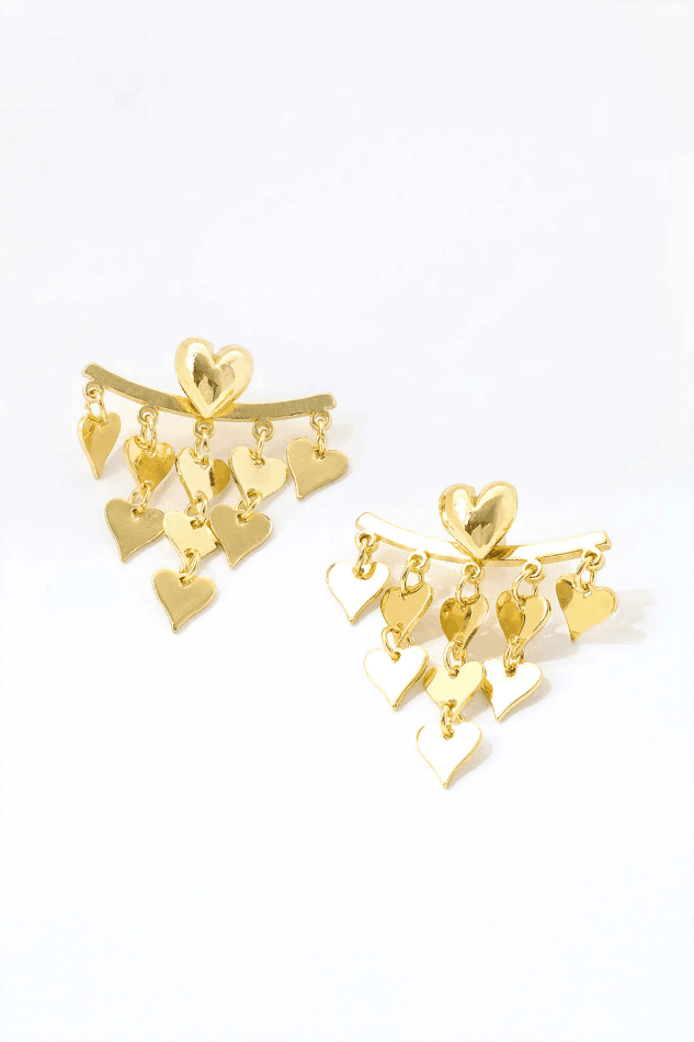 Heart Charm Earrings
