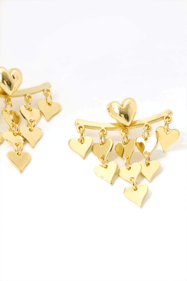 Heart Charm Earrings