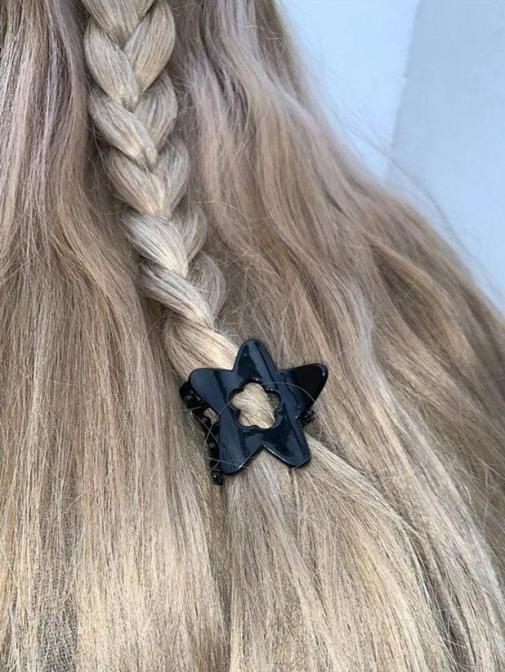 Hollow Out Star Pattern Hair Claw Clip