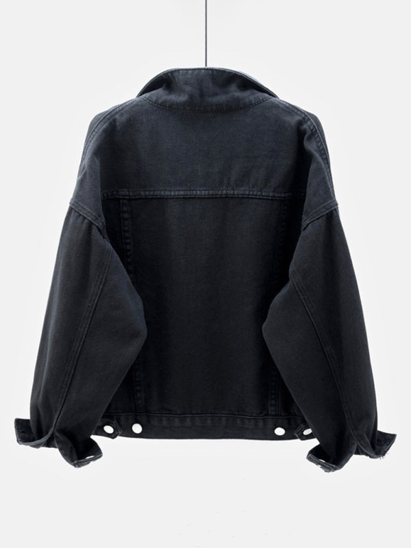 New Colorful Large Size Denim Jacket