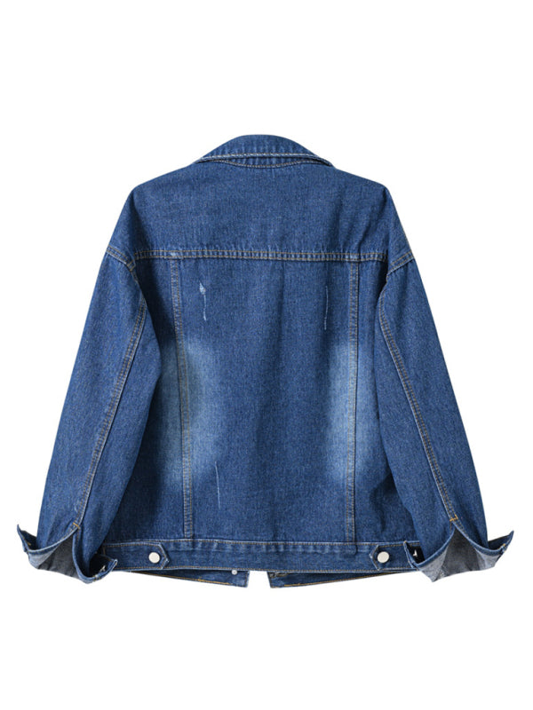 New Colorful Large Size Denim Jacket