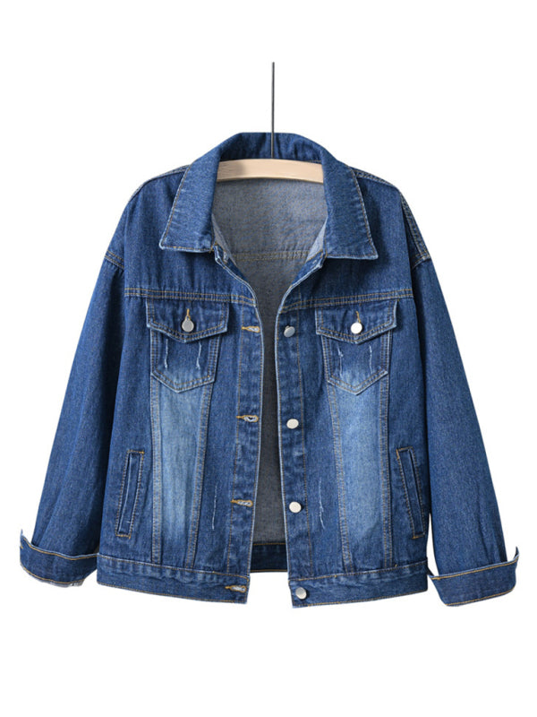 New Colorful Large Size Denim Jacket