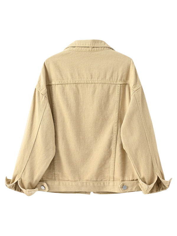 New Colorful Large Size Denim Jacket