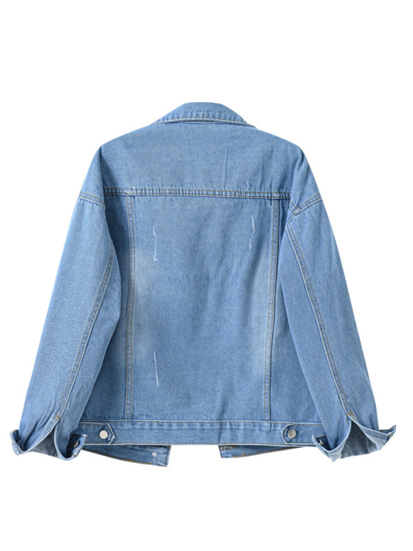 New Colorful Large Size Denim Jacket