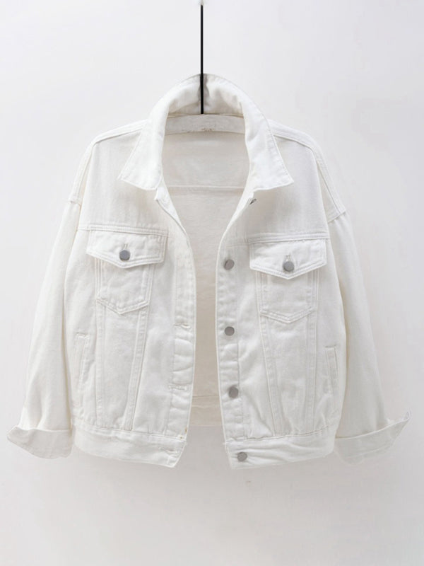 New Colorful Large Size Denim Jacket