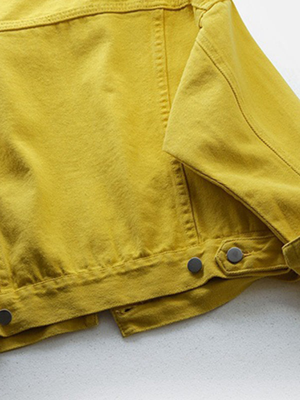 New Colorful Large Size Denim Jacket
