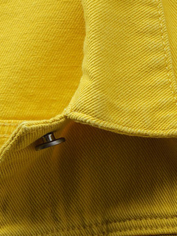 New Colorful Large Size Denim Jacket