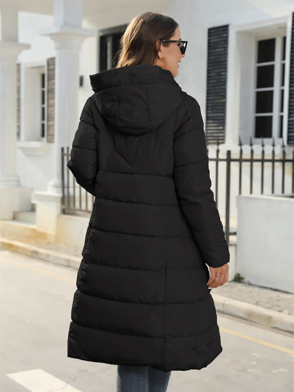 New winter mid-length slim cotton jacket warm down cotton Long Puffer Winter Coat jacket