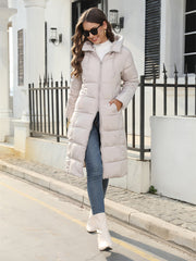 New winter mid-length slim cotton jacket warm down cotton Long Puffer Winter Coat jacket
