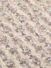 Lace Button Print Sleeveless Vest Cropped Top T-Shirt