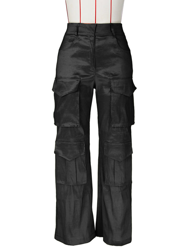 casual multi-pocket cargo trousers