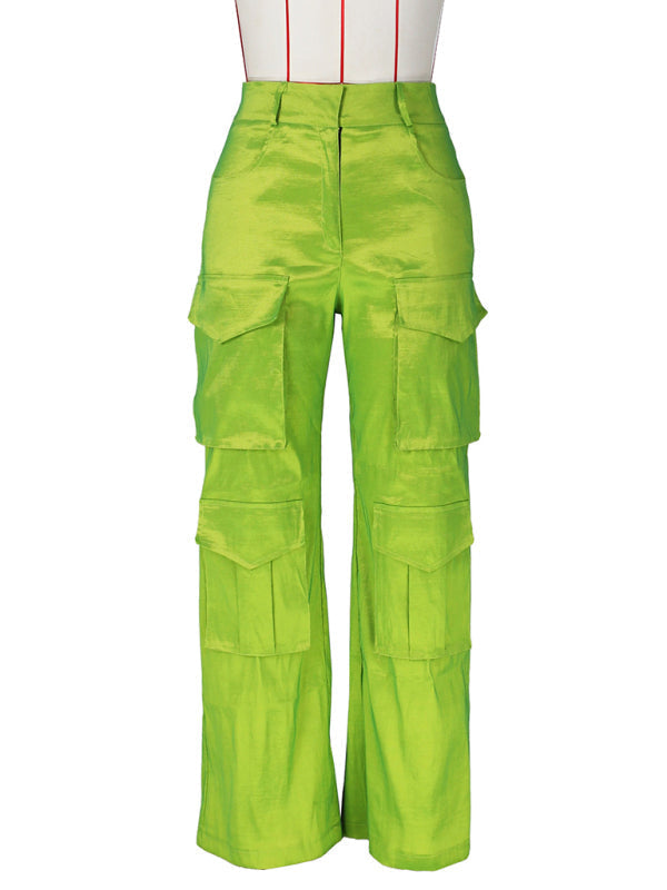 casual multi-pocket cargo trousers