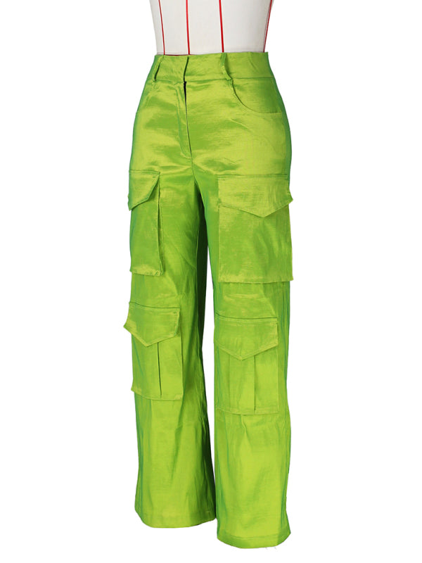 casual multi-pocket cargo trousers