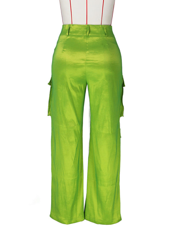 casual multi-pocket cargo trousers