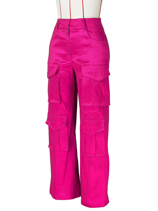 casual multi-pocket cargo trousers