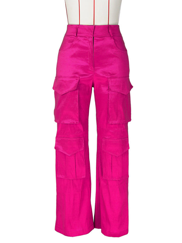 casual multi-pocket cargo trousers