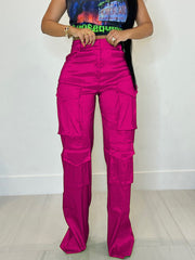 casual multi-pocket cargo trousers