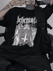 Men's Gothic Ancient Cross Graphic Tee