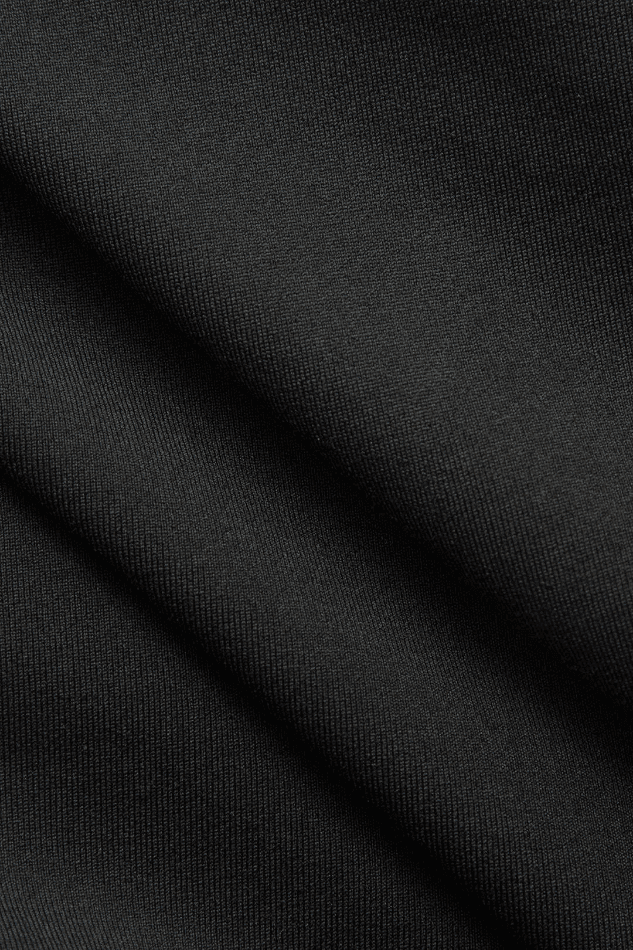 Mesh Panel Belted Tank Top