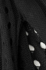 Openwork Knit Sleeveless Cover Up Dress