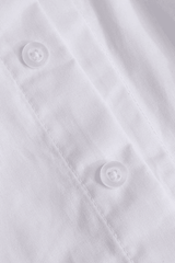 Pocket-Detail Raw Hem Crop Shirt