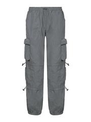 Pocket Patched Drawstring Cargo Pants