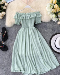 NINNO OFF-SHOULDER DRESS