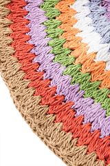 Rainbow Straw Bucket Hat