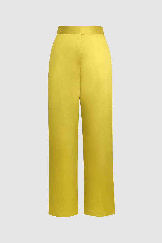 Satin Elastic Waist Trousers