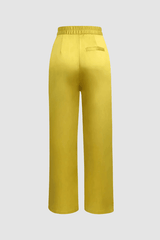 Satin Elastic Waist Trousers