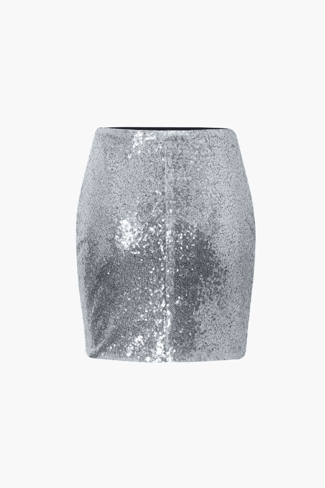 Sequin Mini Skirt