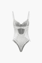 Sheer Heart Lace Bodysuit
