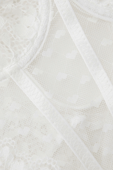 Sheer Heart Lace Bodysuit