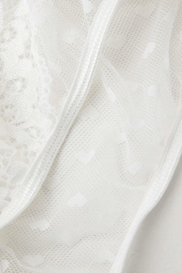 Sheer Heart Lace Bodysuit