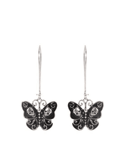 Skull Butterfly Earrings