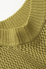 Sleeveless Openwork Knit Cover Up Dress