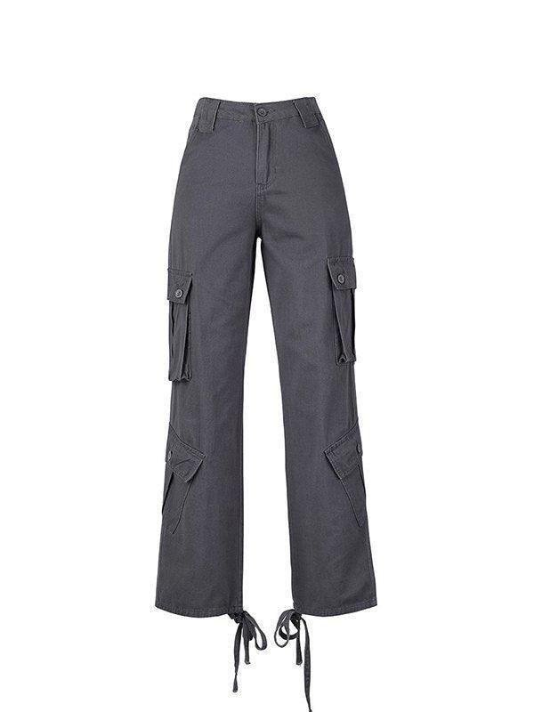 Straight Leg Vintage Y2K Cargo Jeans