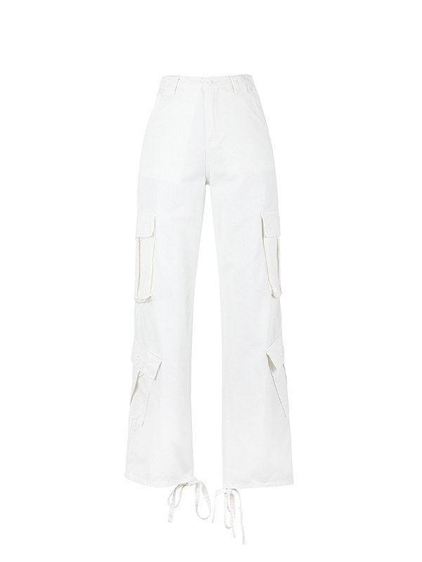 Straight Leg Vintage Y2K Cargo Jeans