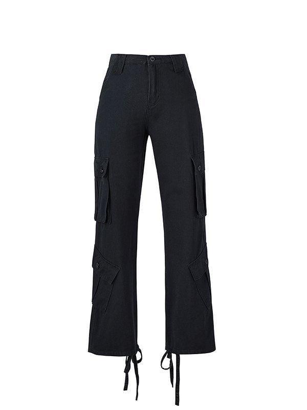 Straight Leg Vintage Y2K Cargo Jeans