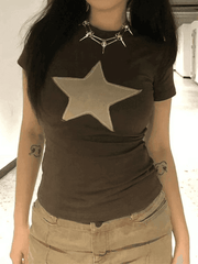 Vintage Patch Star Short Sleeve Tee