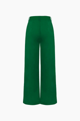Wide Leg Suit Pants