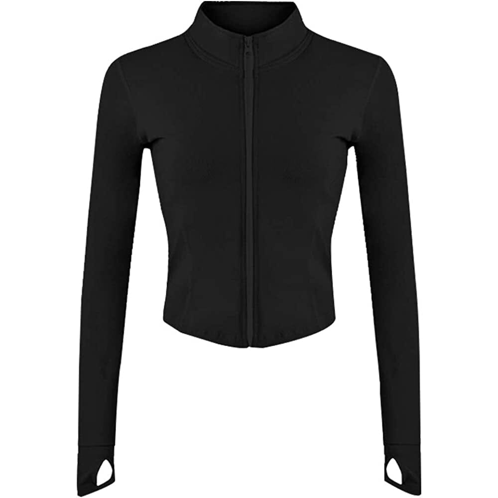 Athletic Full Zip Lightweight Workout Jacket