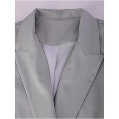Blazer Solid Color Classic Style