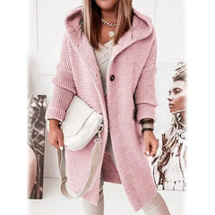 Button Knitted Cardigan Sweater